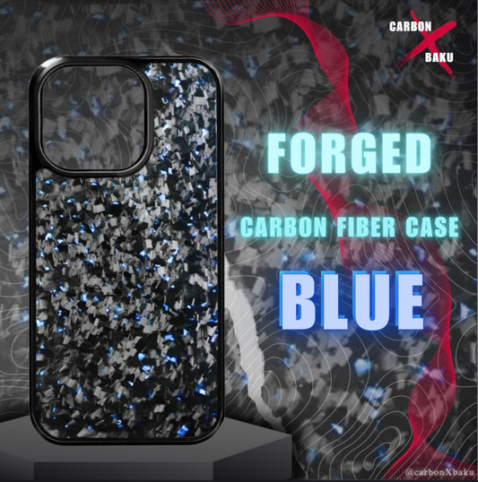 Iphone Forged Carbon FIber Case | Blue