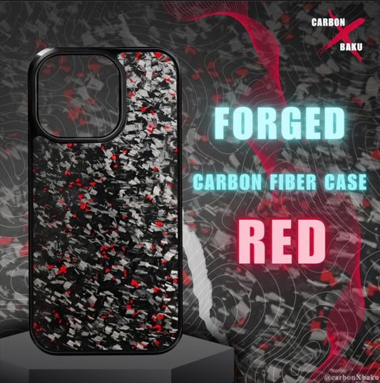 Iphone Forged Carbon FIber Case | Red