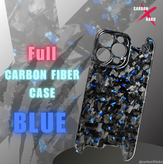 Iphone Full Carbon FIber Case | Blue