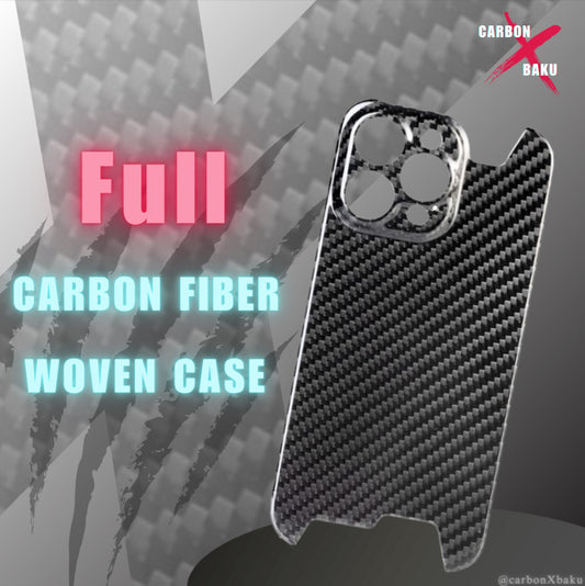 Iphone Full Carbon FIber Woven Case